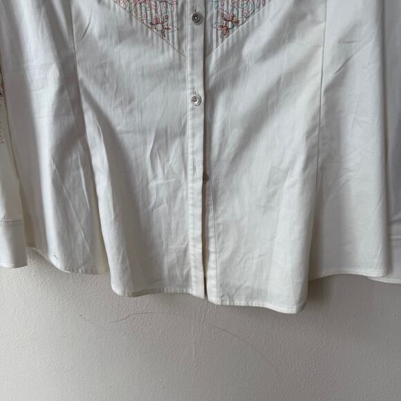 S. John’s Sport white Pintuck white Buttondown shirt size XL Fitted or size L - Picture 6 of 13